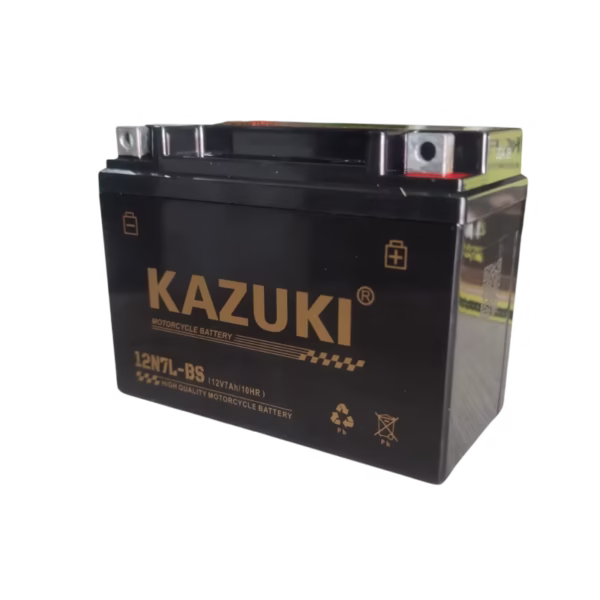 باتری موتورسیکلت 12 ولت 7 آمپر کازوکی - KAZUKI
